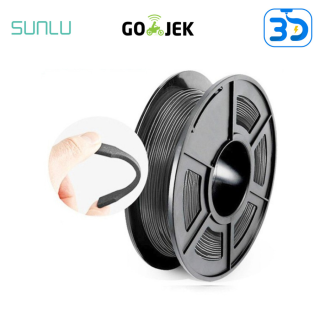 SUNLU 3D Filament Flexible TPU 95A Karet 1,75 mm Elastic Import USA	